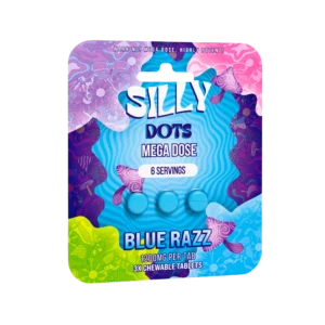 Silly Dots Blue Razz Mega Dose