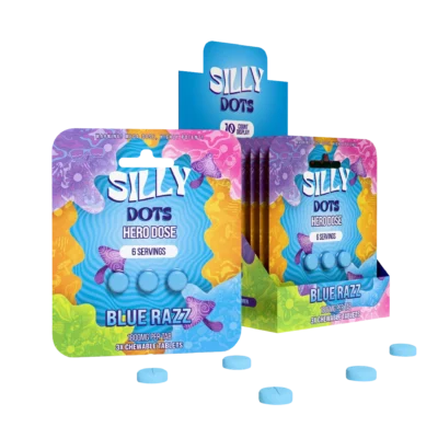 Silly Dots Blue Razz Hero Dose