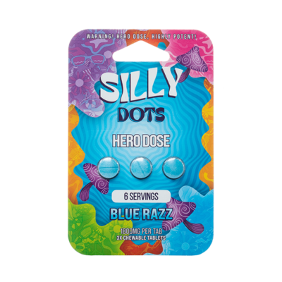 Silly Dots Blue Razz Hero Dose